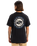 The Quiksilver Mens Circle Back T-Shirt in Black