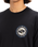 The Quiksilver Mens Circle Back T-Shirt in Black