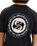 The Quiksilver Mens Circle Back T-Shirt in Black