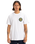 The Quiksilver Mens Circle Back T-Shirt in White