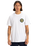 The Quiksilver Mens Circle Back T-Shirt in White