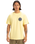 The Quiksilver Mens Circle Back T-Shirt in Popcorn