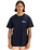 The Quiksilver Mens Window Pane T-Shirt in Dark Navy