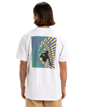 The Quiksilver Mens Window Pane T-Shirt in White