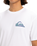 The Quiksilver Mens Window Pane T-Shirt in White
