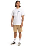 The Quiksilver Mens Window Pane T-Shirt in White