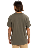The Quiksilver Mens Skull Lines T-Shirt in Grape Leaf