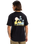 The Quiksilver Mens Palm Lines T-Shirt in Black