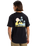 The Quiksilver Mens Palm Lines T-Shirt in Black