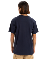 The Quiksilver Mens Retro Fade T-Shirt in Dark Navy
