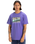 The Quiksilver Mens Retro Fade T-Shirt in Dusted Peri