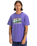The Quiksilver Mens Retro Fade T-Shirt in Dusted Peri