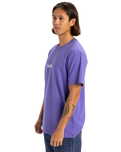 The Quiksilver Mens Fineline T-Shirt in Dusted Peri