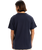 The Quiksilver Mens Typed Out T-Shirt in Dark Navy