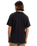 The Quiksilver Mens Typed Out T-Shirt in Black