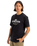 The Quiksilver Mens Typed Out T-Shirt in Black