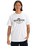 The Quiksilver Mens Typed Out T-Shirt in White
