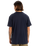 The Quiksilver Mens Sun Faded T-Shirt in Dark Navy