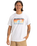 The Quiksilver Mens Sun Faded T-Shirt in White