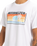 The Quiksilver Mens Sun Faded T-Shirt in White
