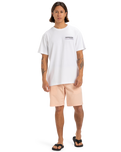 The Quiksilver Mens Palm Square T-Shirt in White