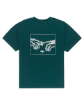 The Quiksilver Mens Electric Connection T-Shirt in Botanical Garden
