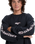 The Quiksilver Mens Mercury Old English Long Sleeve T-Shirt in Black