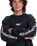 The Quiksilver Mens Mercury Old English Long Sleeve T-Shirt in Black