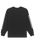 The Quiksilver Mens Mercury Old English Long Sleeve T-Shirt in Black