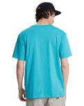 The Quiksilver Mens Fineline T-Shirt in Aqua