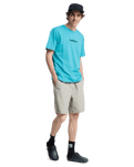 The Quiksilver Mens Fineline T-Shirt in Aqua