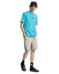 The Quiksilver Mens Fineline T-Shirt in Aqua