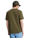 The Quiksilver Mens Fineline T-Shirt in Grape Leaf