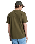 The Quiksilver Mens Fineline T-Shirt in Grape Leaf