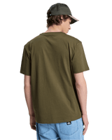 The Quiksilver Mens Fineline T-Shirt in Grape Leaf