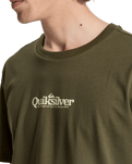 The Quiksilver Mens Fineline T-Shirt in Grape Leaf