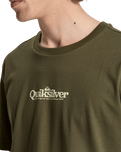 The Quiksilver Mens Fineline T-Shirt in Grape Leaf