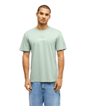 The Quiksilver Mens Fineline T-Shirt in Iceberg Green