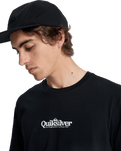 The Quiksilver Mens Fineline T-Shirt in Black
