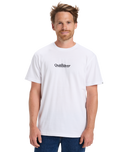 The Quiksilver Mens Fineline T-Shirt in White