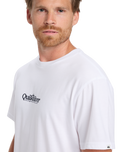 The Quiksilver Mens Fineline T-Shirt in White