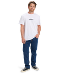 The Quiksilver Mens Fineline T-Shirt in White