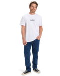 The Quiksilver Mens Fineline T-Shirt in White