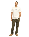 The Quiksilver Mens Fineline T-Shirt in Bone White
