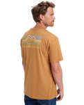 The Quiksilver Mens Light Waves T-Shirt in Almond