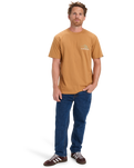 The Quiksilver Mens Light Waves T-Shirt in Almond