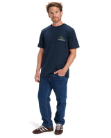 The Quiksilver Mens Light Waves T-Shirt in Dark Navy