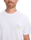 The Quiksilver Mens Light Waves T-Shirt in White