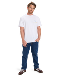 The Quiksilver Mens Light Waves T-Shirt in White