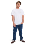 The Quiksilver Mens Light Waves T-Shirt in White